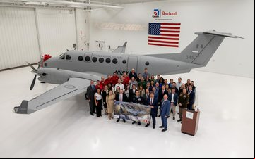 Força Aérea do Peru recebe a primeira de duas aeronaves Beechcraft King Air 360CHW equipadas para evacuação aeromédica em missões especiais - Divulgação