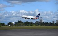 A aeronave utilizada pela empresa foi convertida em cargueiro em 2019 - Divulgação.