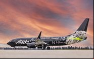 Boeing 737 recebeu pintura alusiva a nova atração de Star Wars na Disneylândia - Divulgação