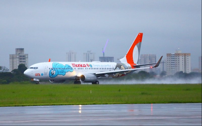 Atualmente, a companhia aérea faz três voos semanais para o Rio de Janeiro - Prefeitura de São José dos Campos/Cláudio Vieira