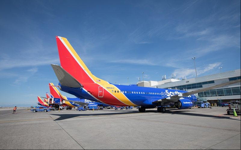 Imagem Mulher nua causa atraso em voo da Southwest