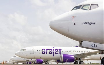 Os voos da Arajet são operados pelo Boeing 737 MAX 8 - Divulgação