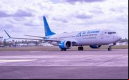 Primeiro 737 MAX 9 africano recebeu o tradicional batismo - Reprodução