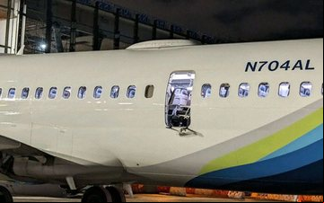 Relatório preliminar do NTSB compromete ainda mais a situação da Boeing - Reprodução/Redes Sociais
