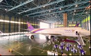 O HS-TGF foi o último avião 747 de ageiros voando pela Thai Airways - Divulgação