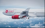 Sistema LauncherOne usa um Boeing 747 customizado como plataforma de lançamento voadora - Virgin Orbit/Divulgação