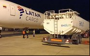 O voo fez parte de um projeto de descarbonização que é comum a todo o setor aéreo - Latam Cargo/Divulgação