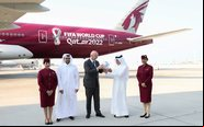 A Qatar Airways foi uma das patrocinadoras oficiais da Copa do Mundo da Fifa 2022 - Qatar Airways