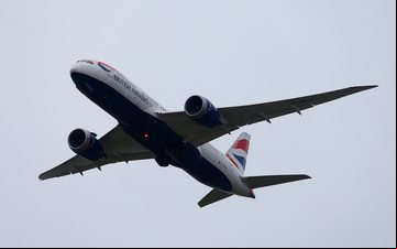 O modelo fará três voos semanais para o país, a partir de outubro deste ano - British Airways/Divulgação