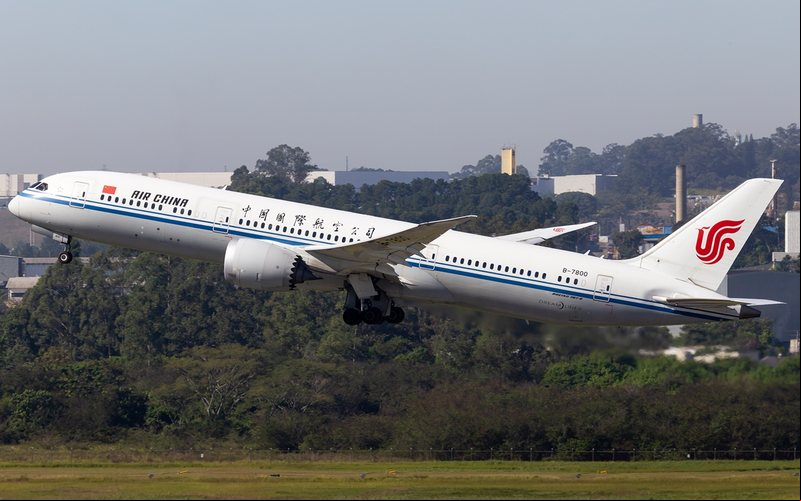 Os voos são operados pelo Boeing 787-9, para até 293 ageiros - Guilherme Amâncio
