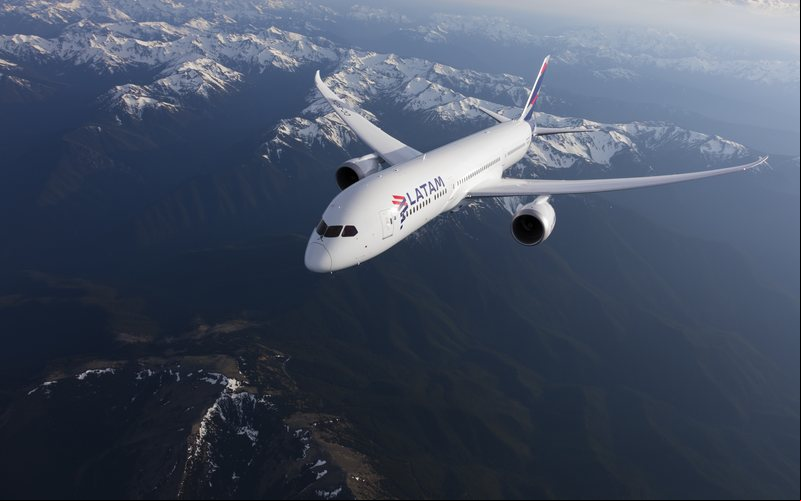 A Latam faz quatro voos semanais entre São Paulo e Joanesburgo - Divulgação
