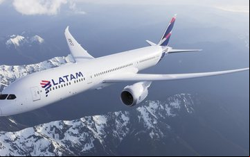 Voos de Guarulhos para Boston serão realizados pelo Boeing 787-9, para até 313 ageiros - Divulgação