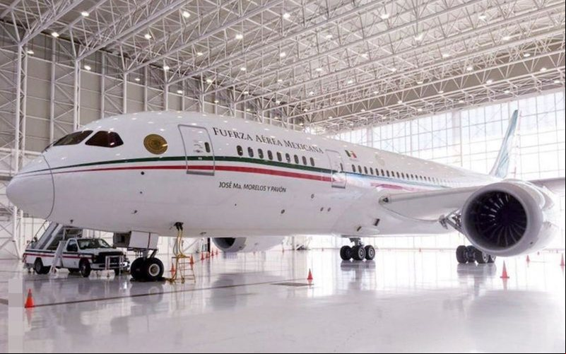O Boeing 787-8 havia sido adquirido pelo governo mexicano em 2014 - Secretaria de Fazenda e Crédito Público do México/Divulgação