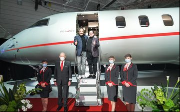VistaJet pretende ter 17 unidades do Global 7500 até o final do ano - Divulgação