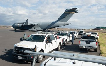 C-17 Globemaster III representam parte da força de transporte da USAF - National Guard