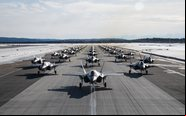 F-35 é o caça mais moderno em uso nos Estados Unidos - Divulgação