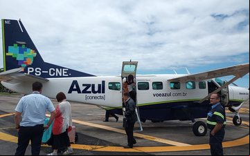 Voos serão feitos pelo Cessna 208B Grand Caravan, para até nove ageiros - AERO Magazine/Marcel Cardoso