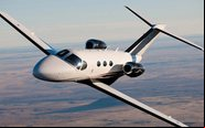 Cessna Citation Mustang teve estabilizador vertical danificado - Divulgação