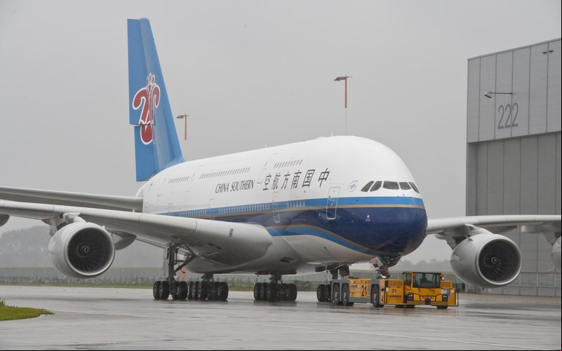 Primeiro A380 chinês foi entregue em 17 de outubro de 2011 - Airbus