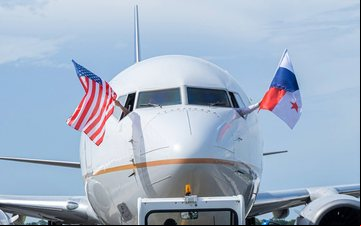 Voo de estreia contou com o tradicional batismo no aeroporto de Austin - Divulgação