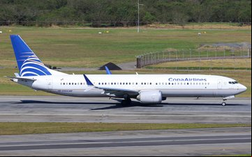Boeing 737 MAX 9 no aeroporto de Guarulhos, em São Paulo - Guilherme Amancio