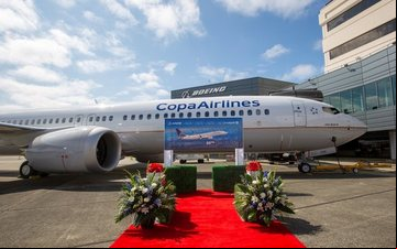 Boeing celebrou marca de 25 aviões 737 MAX entregues à Copa Airlines - Reprodução Boeing