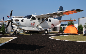 Daher apresentou um Kodiak 100 com a pintura da RAF durante o EAA AirVenture, em Oshkosh