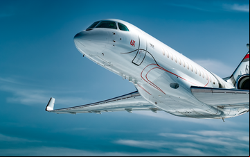 Falcon 6X é o mais novo membros da família Falcon e deverá começar a ser entregue este ano - Dassault