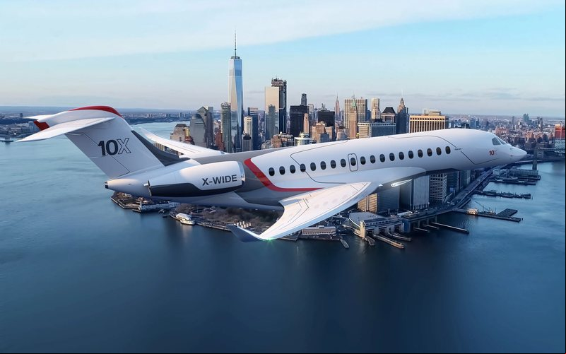 Primeiras peças do Falcon 10X começaram a ser produzidas - Divulgação