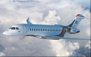 Falcon 10X foi anunciado em maio de 2021 e terá alcance de 13.400 km - Divulgação