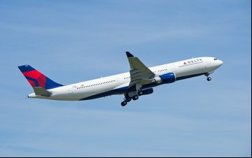 Os voos serão operados pelo Airbus A330-300 em três frequências semanais - Delta Air Lines
