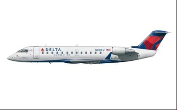 A saída de cena do CRJ-200 acontece em paralelo com uma redução na oferta de voos regionais - Divulgação