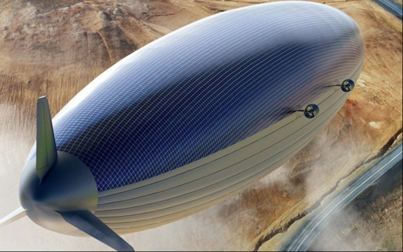 Três tripulantes farão a viagem no dirigível, previsto para decolar em 2026 - Euro Airship/Divulgação