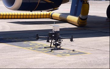 Quadricópteros realizaram diversas missões de testes dentro do Aeroporto do Galeão - DECEA