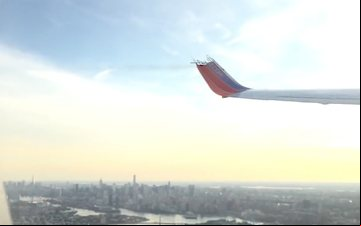 Imagem Vídeo de colisão entre drone e Boeing engana internautas 