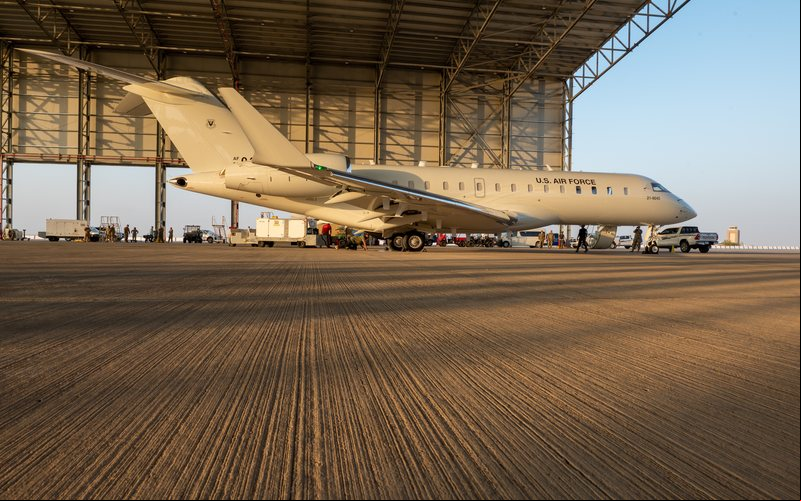 Esquadrão destinado a missão de comunicação fica sediado no Oriente Médio - USAF