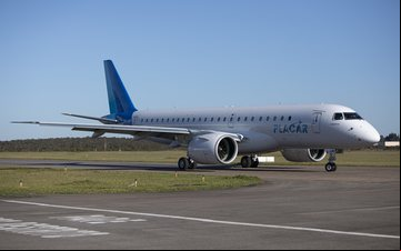 E190-E2 estreou no início de agosto - Embraer