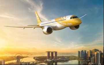 Embraer 190-E2 será utilizado em rotas de curta e média distância - Divulgação