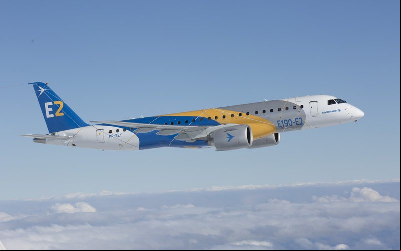 Embraer firmou novos contratos para a família E2 - Divulgação