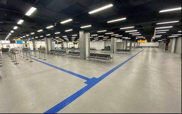 Nova área de embarque remoto do terminal 2 de Guarulhos - GRU Airport/Divulgação