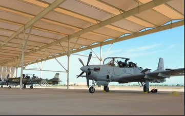 Novos Embraer A-29 serão uma oportunidade para expandir capacidades de treinamento e também testes de voo da Escola de Pilotos de Teste dos EUA - Reprodução