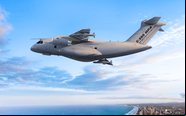 No futuro o C-390 poderá também disparar armas avançadas - Embraer
