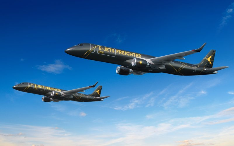 Aeronaves oferecem mais de 50% de capacidade de volume que um turboélice - Embraer/Divulgação