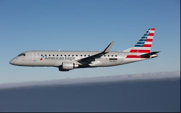 Envoy Air possui uma frota exclusivamente formada por E-Jets - Embraer