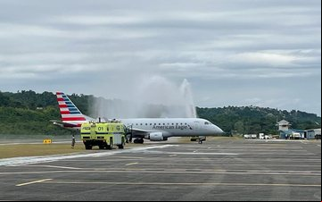 Os voos serão realizados pelo Embraer E175, para até 70 ageiros - American Airlines/Divulgação