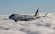 O E175 é a principal aeronave regional em operação nos Estados Unidos - Embraer/Divulgação