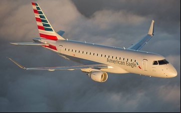 Funcionário do aeroporto regional de Montgomery foi sugado por um dos motores de um avião da American Eagle - Divulgação