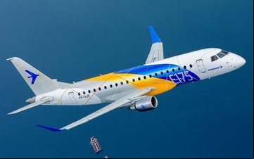 Acordo inclui a primeira geração de E-jets da Embraer, como o E175 - Divulgação