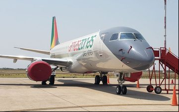 A companhia aérea reafirmou que irá recorrer de uma decisão do governo boliviano que motivou a suspensão de suas operações - Embraer/Divulgação