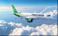 A companhia aérea retomou as operações comerciais no fim de 2023 - Embraer